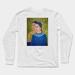 Two Women by Frida Kahlo Long Sleeve T-Shirt